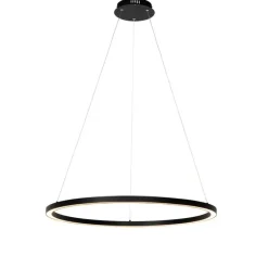 Hängelampe schwarz 80 cm inkl. LED 3-stufig dimmbar - Girello