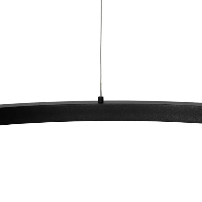 Hängelampe schwarz 80 cm inkl. LED 3-stufig dimmbar - Girello