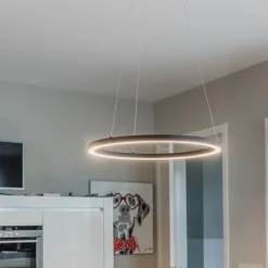 Hängelampe schwarz 60 cm inkl. LED 3-stufig dimmbar - Girello