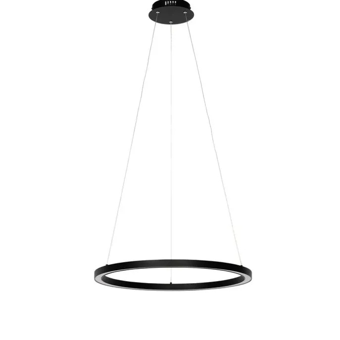 Hängelampe schwarz 60 cm inkl. LED 3-stufig dimmbar - Girello