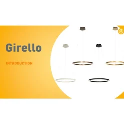 Hängelampe schwarz 60 cm inkl. LED 3-stufig dimmbar - Girello