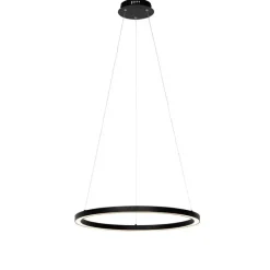 Hängelampe schwarz 60 cm inkl. LED 3-stufig dimmbar - Girello