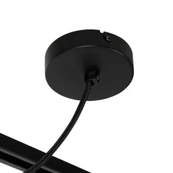 I Stromversorgung mit runder Montageplatte für 1-Phasenschiene schwarz - Iconic