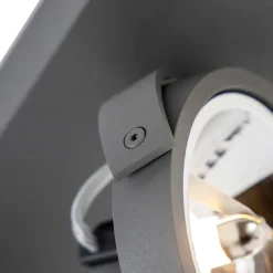 Industrial spot grau verstellbar 3-flammig - Go