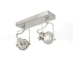 Industrie Spot Stahl 2-flammig schwenkbar - Suplux