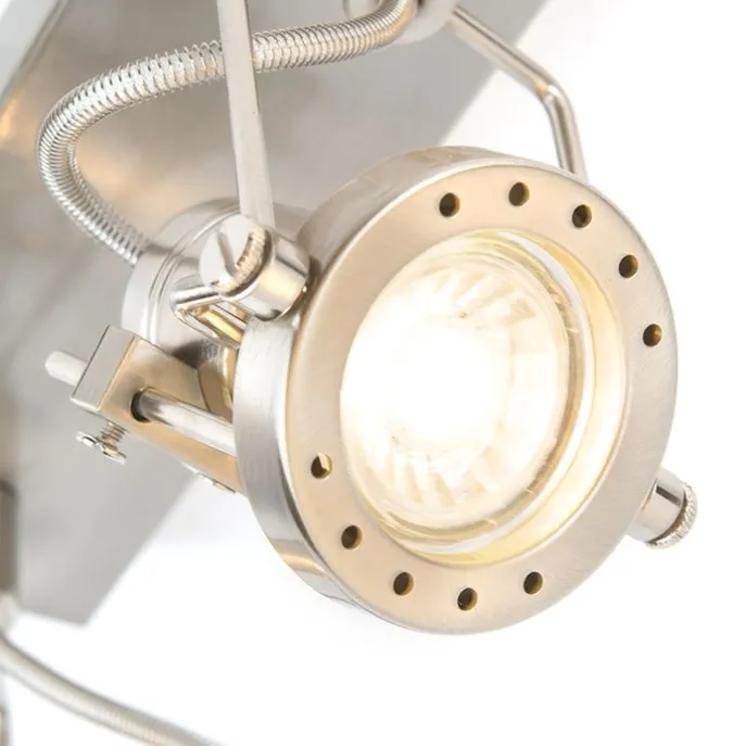 Industrie Spot Stahl 2-flammig schwenkbar - Suplux