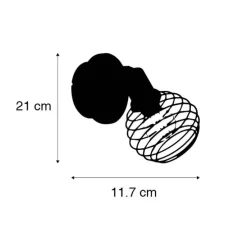 Industriefleck schwarz mit Holz - Profite