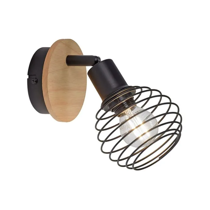 Industriefleck schwarz mit Holz - Profite