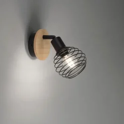 Industriefleck schwarz mit Holz - Profite