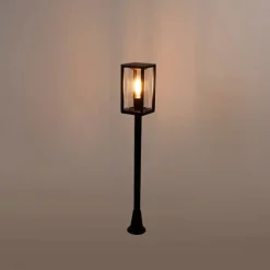 Industrielle Außenlaterne schwarz 100 cm IP44 - Charlois