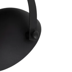 Industrielle Deckenleuchte schwarz mit Gold 3-flammig verstellbar – Magnax