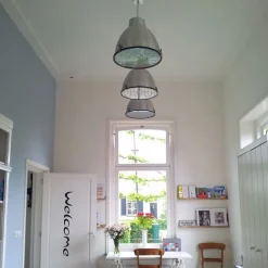 Industrielle Hängelampe Aluminium 38 cm dimmbar - Anteros