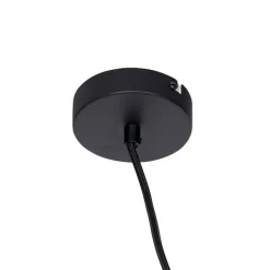 Industrielle Hängelampe schwarz mit Gestell 4-flammig GU10 - Cage Rack