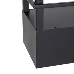 Industrielle Hängelampe schwarz mit Gestell 4-flammig GU10 - Cage Rack