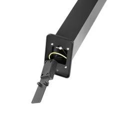 Industrielle stehende Außenlampe schwarz 65 cm IP44 - Baleno