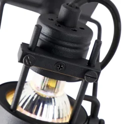 Industrieller Smart Spot schwarz inkl. WiFi GU10 - Suplux