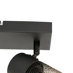 Industriespot schwarz 2-flammig verstellbar - Jim