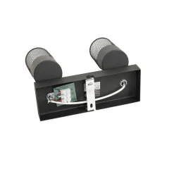 Industriespot schwarz 2-flammig verstellbar - Jim