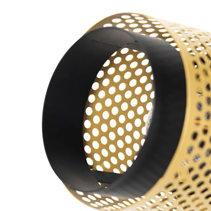 Industrie-Spot Schwarz mit Gold 3-Licht - Kayden