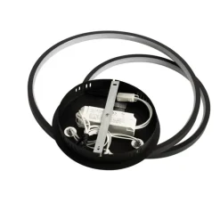 Intelligente Deckenleuchte schwarz 3-flammig mit Fernbedienung - Rondas