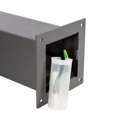 Intelligente industrielle Steh-Außenleuchte Anthrazit 30 cm inkl. WLAN P45 - Dänemark