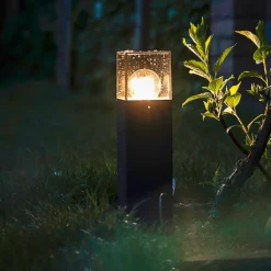 Intelligente industrielle Steh-Außenleuchte Anthrazit 30 cm inkl. WLAN P45 - Dänemark