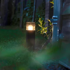 Intelligente industrielle Steh-Außenleuchte Anthrazit 30 cm inkl. WLAN P45 - Dänemark