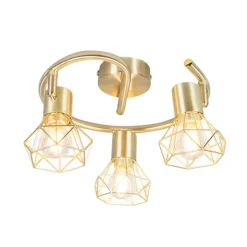 Intelligenter Strahler Messing dreh- und kippbar inkl. 3 Wifi P45 - Mosh