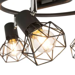 Intelligenter Strahler schwarz dreh- und kippbar inkl. 3 WLAN P45 - Mosh