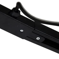 I-Stromversorgung mit quadratischer Montageplatte für 1-phasige Schiene schwarz - Iconic