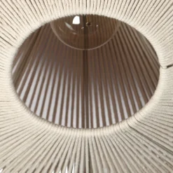 Japandi plafondlamp bruin met touw - Svea