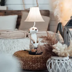 Kinder-Tischleuchte Erdmännchen beige - Eddie