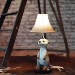 Kinder-Tischleuchte Erdmännchen beige - Eddie