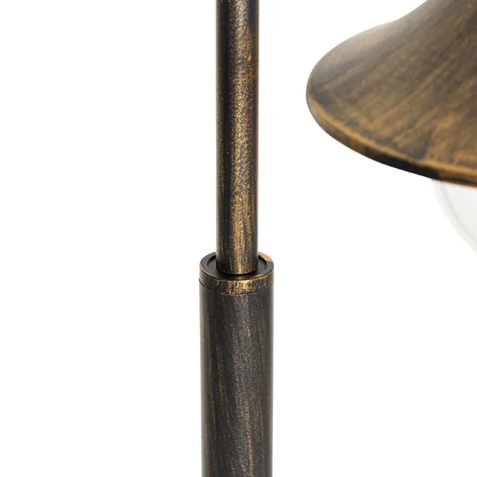 Klassische Außenlaterne Antikgold 125 cm IP44 - Daphne