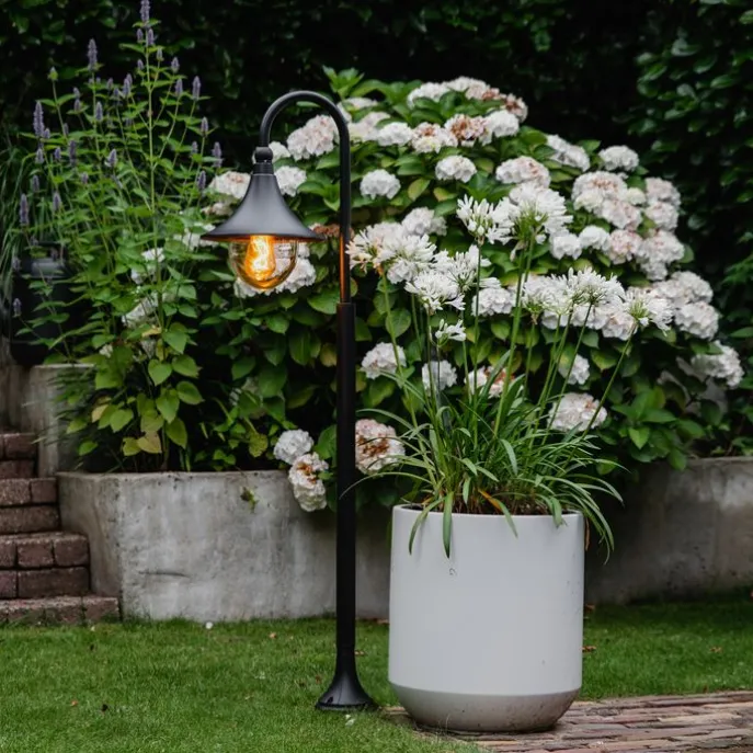 Klassische Außenlaterne schwarz 125 cm IP44 - Daphne