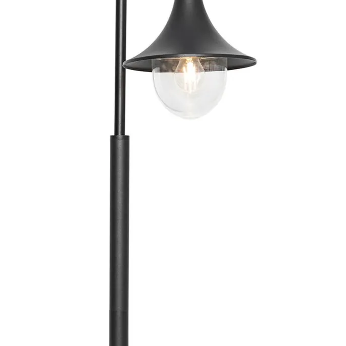 Klassische Außenlaterne schwarz 125 cm IP44 - Daphne