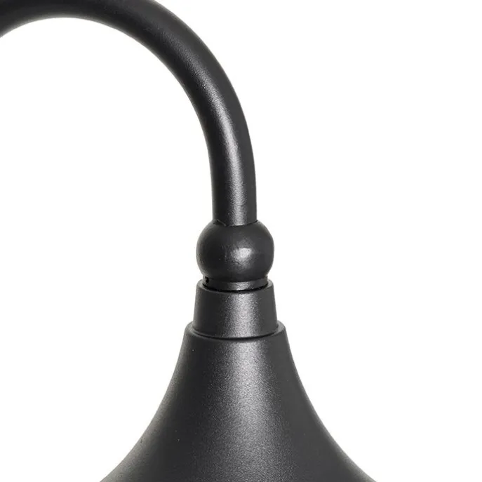 Klassische Außenlaterne schwarz 125 cm IP44 - Daphne