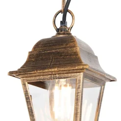 Klassische Außenpendelleuchte Antikgold IP44 - Hauptstadt