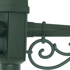 Klassische Aussenlaterne Dunkelgrün 217cm 3-flammig IP44 - New Haven