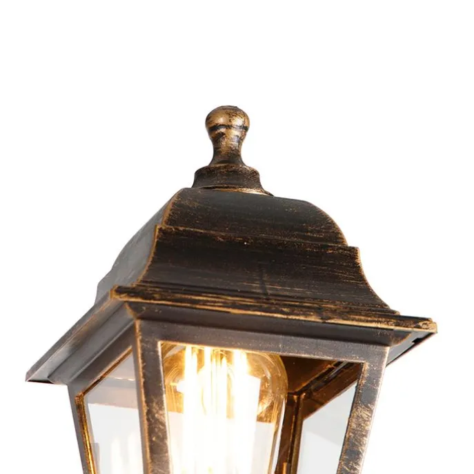 Klassische Laterne Antikgold 3-Licht IP44 - Hauptstadt