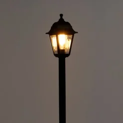 Klassische Laterne schwarz 122 cm - Hauptstadt