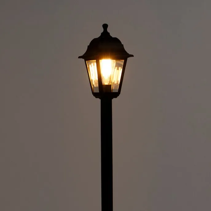 Klassische Laterne schwarz 122 cm - Hauptstadt