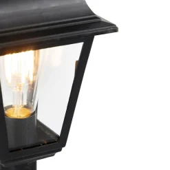 Klassische Laterne schwarz 122 cm - Hauptstadt