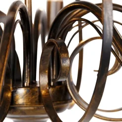 Klassischer Kronleuchter Antikgold 8 Lichter - Giuseppe 8