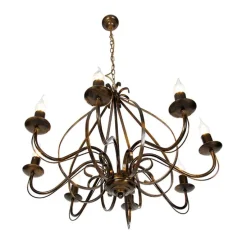 Klassischer Kronleuchter Antikgold 8 Lichter - Giuseppe 8