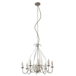 Klassischer Kronleuchter Creme 8-flammig - Giuseppe