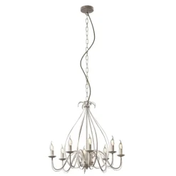 Klassischer Kronleuchter Creme 8-flammig - Giuseppe