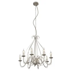 Klassischer Kronleuchter Creme 8-flammig - Giuseppe