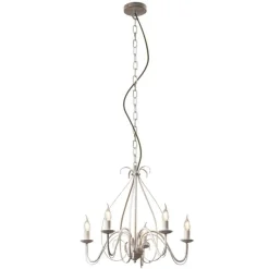 Klassischer Kronleuchter Creme 5-flammig - Giuseppe