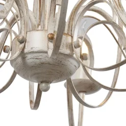 Klassischer Kronleuchter Creme 5-flammig - Giuseppe